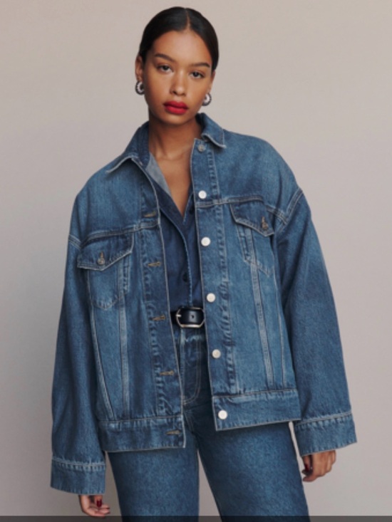 Reformation Jackets & Blazers - Reformation Oversized Denim Jean Jacket